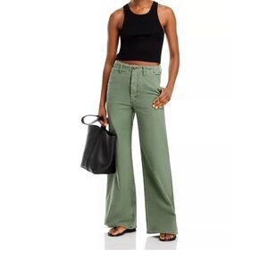 MOTHER The Major Sneak Roller High Rise Wide Leg -Size 30 NWT